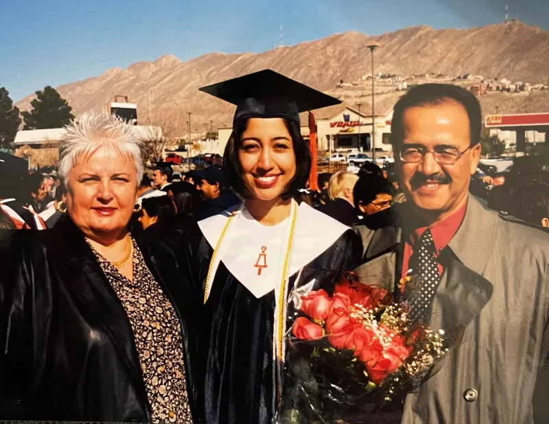 Natalie on her graduation day. 