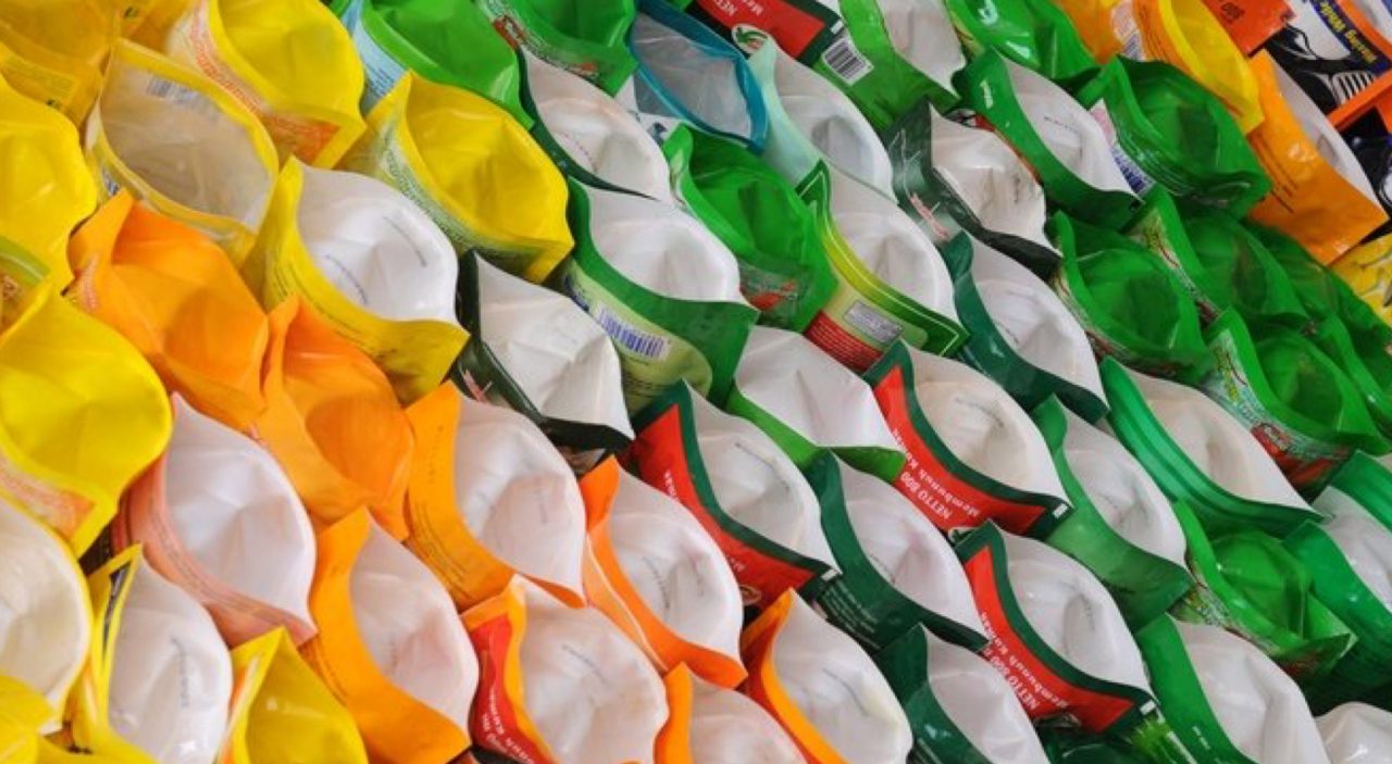 Large group of plastic containers