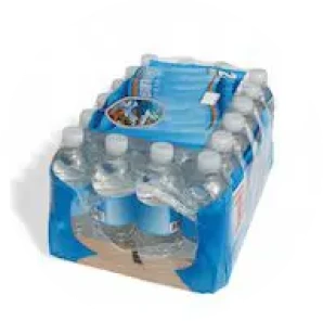 A case of water bottles