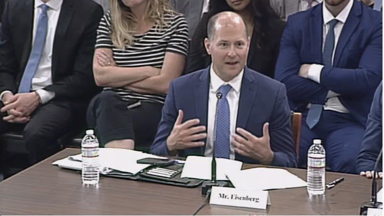 Rich Eisenberg testified in Congress