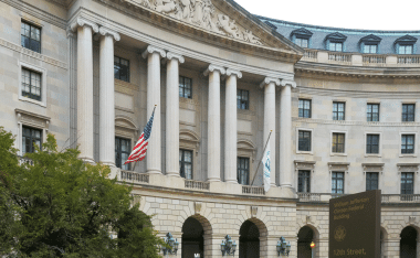 he exterior of the us environmental protection agency building in Washington